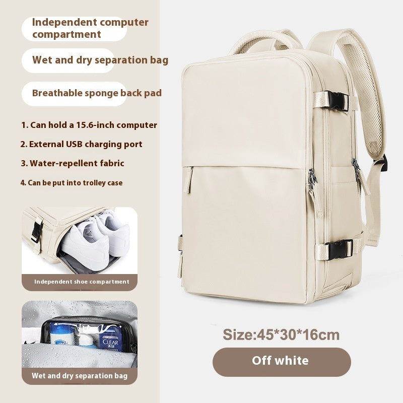 Expandable Large Capacity Travel Backpack for Women & Men