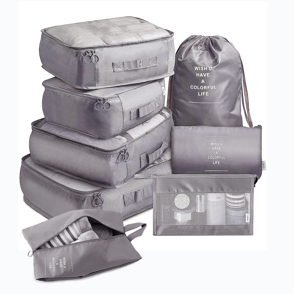 8-Piece Travel Packing Cube Organizer Set