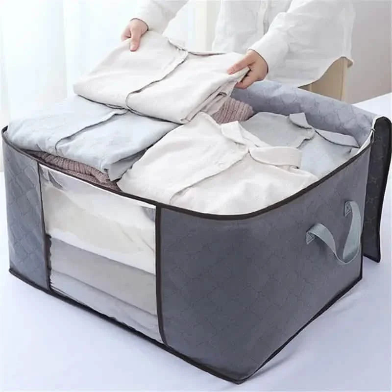 2-Pack Large Storage Organizer Bags with Window