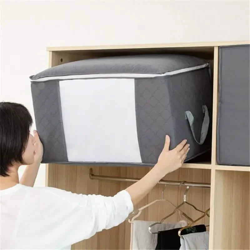 2-Pack Large Storage Organizer Bags with Window