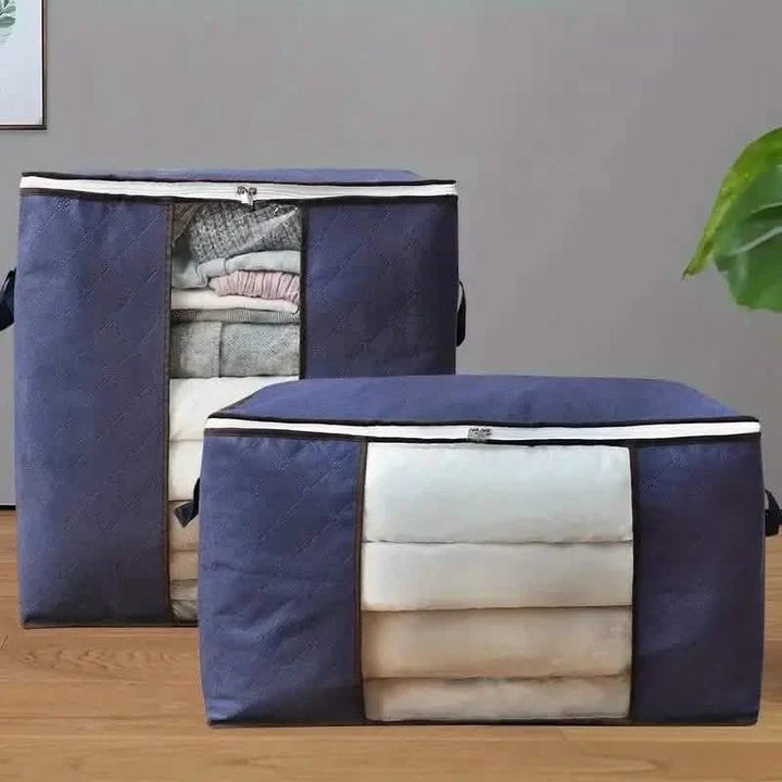 2-Pack Large Storage Organizer Bags with Window