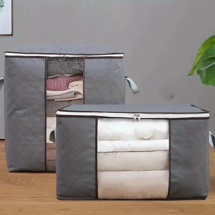 2-Pack Large Storage Organizer Bags with Window