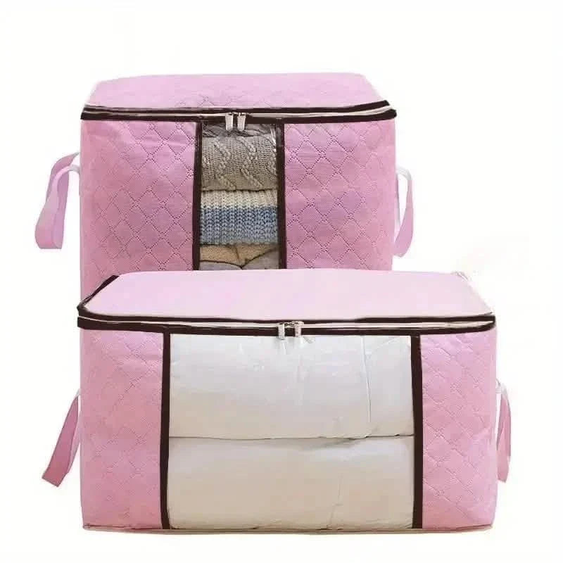 2-Pack Large Storage Organizer Bags with Window