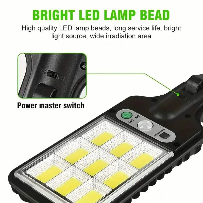 2-Pack Solar Motion Sensor Security Lights