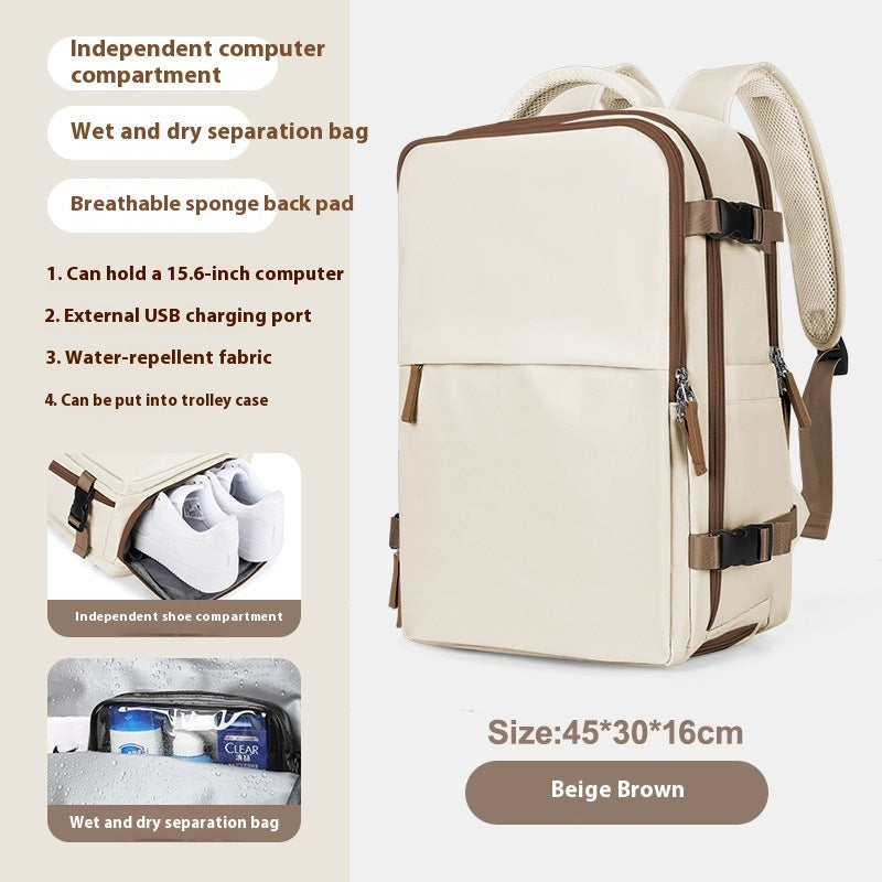 Expandable Large Capacity Travel Backpack for Women & Men