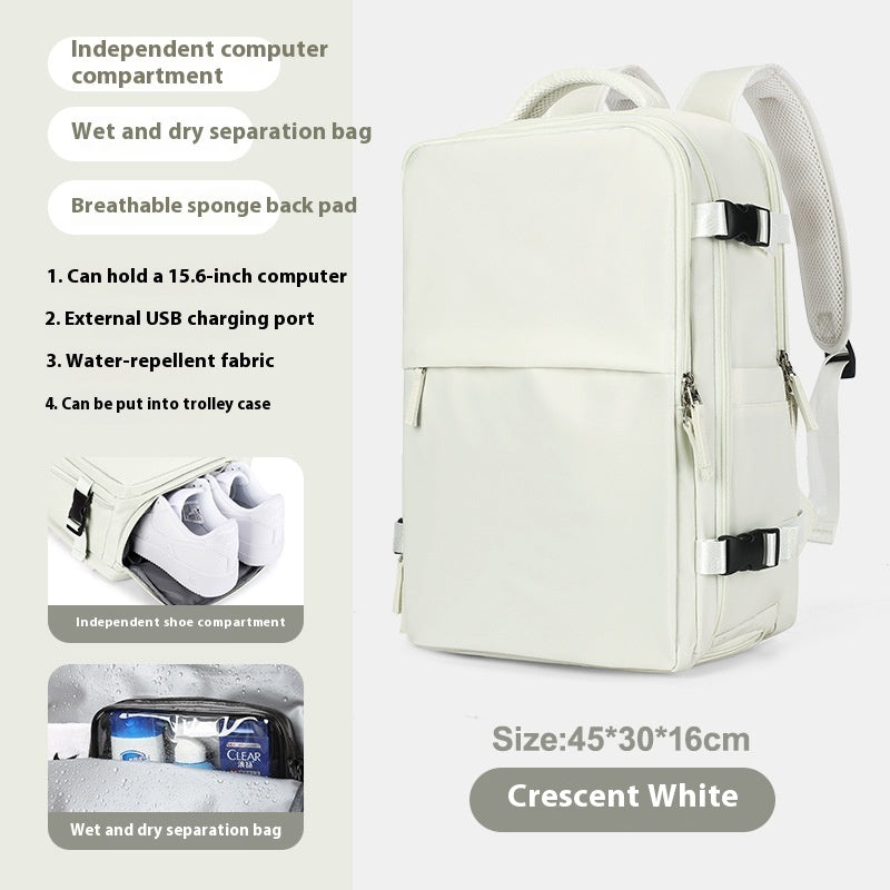 Expandable Large Capacity Travel Backpack for Women & Men