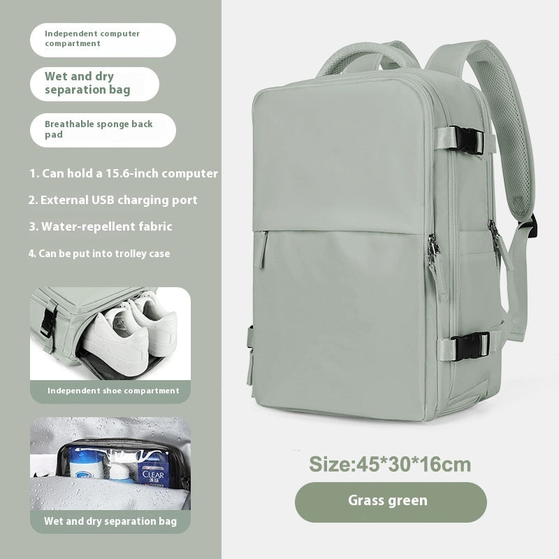 Expandable Large Capacity Travel Backpack for Women & Men