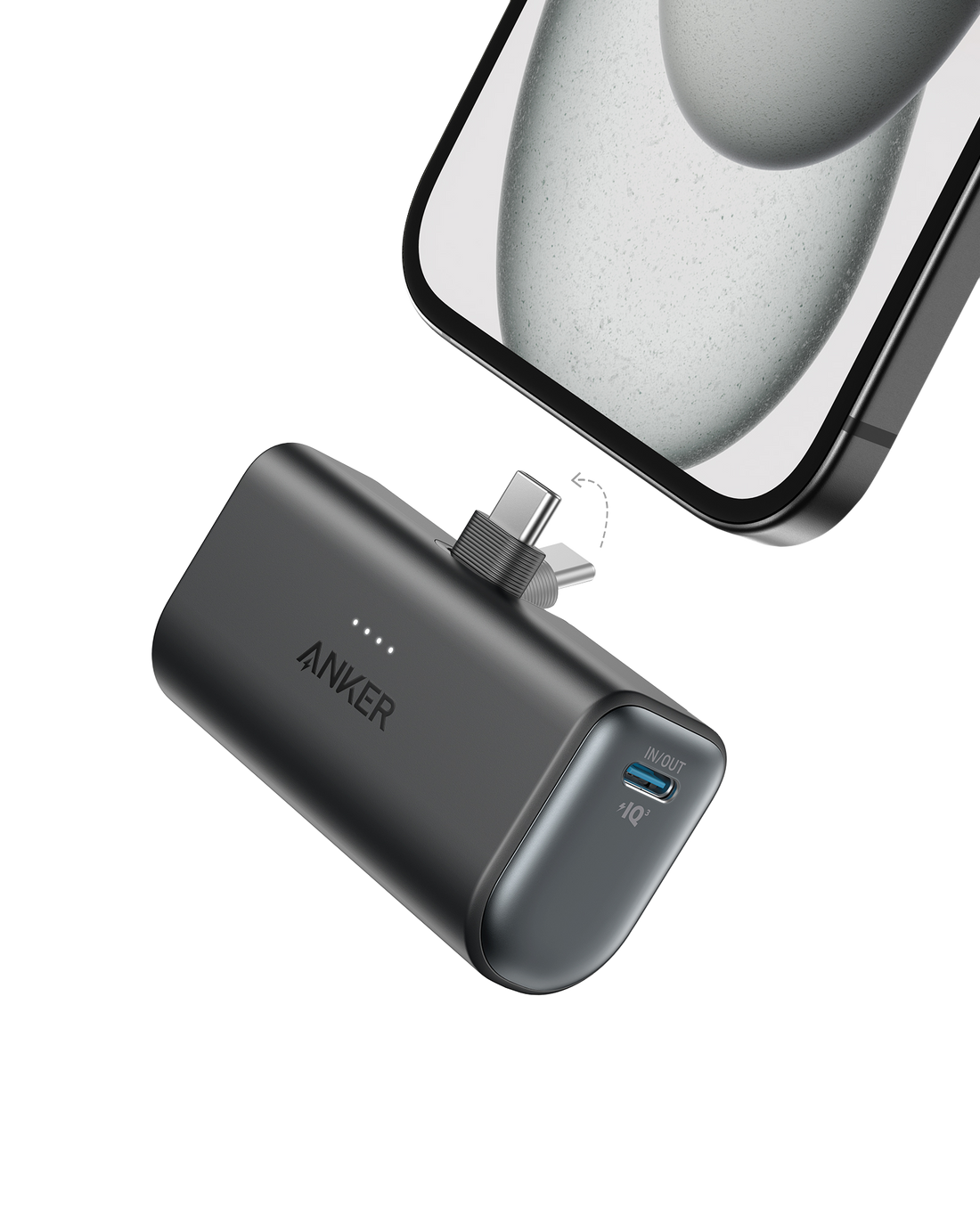 Anker Nano Power Bank 22.5W, Built-In USB-C Connector