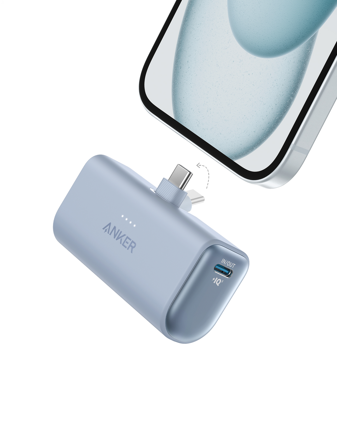 Anker Nano Power Bank 22.5W, Built-In USB-C Connector