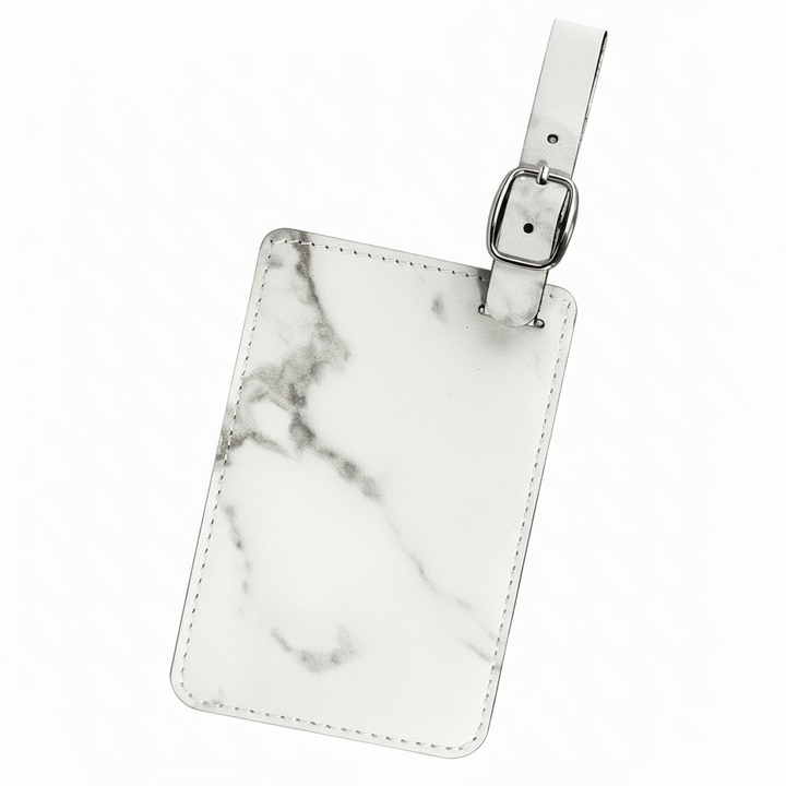 Laserable leatherette luggage tag Premium luggage tag