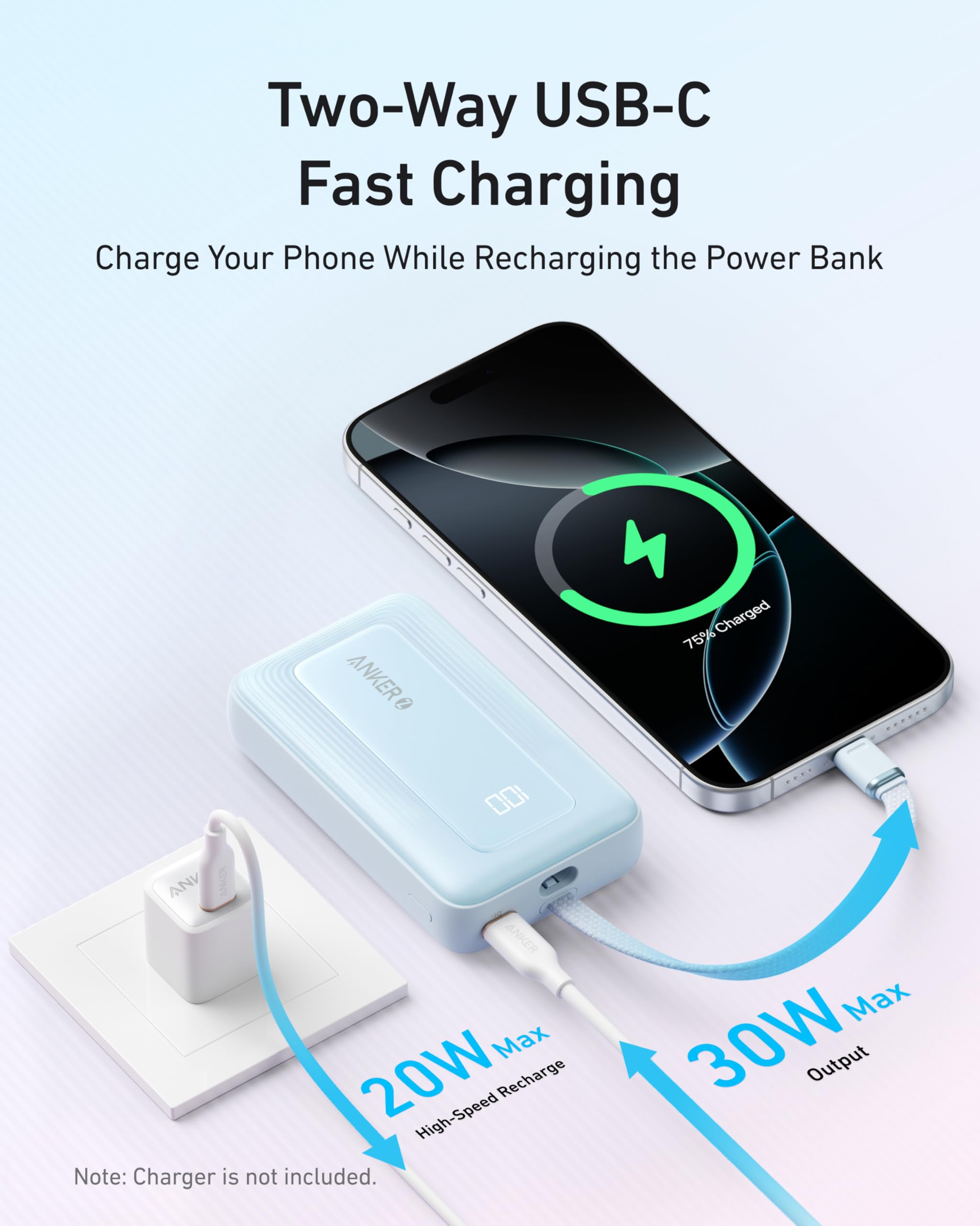 Anker Zolo 10K 30W USB-C Power Bank