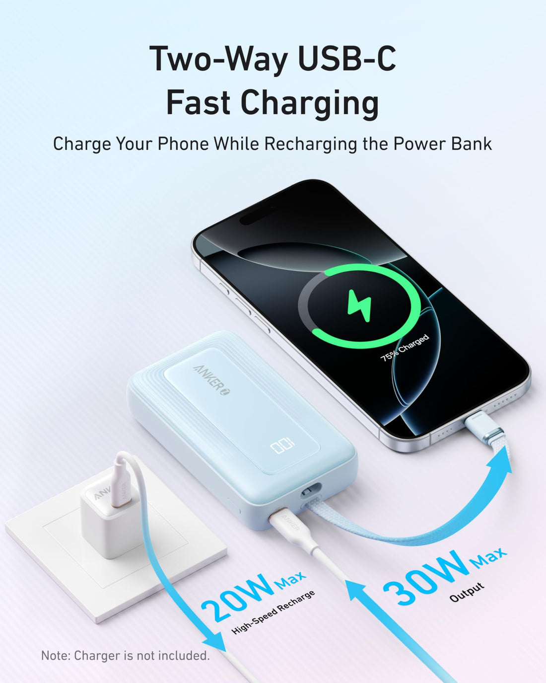 Anker Zolo 10K 30W USB-C Power Bank