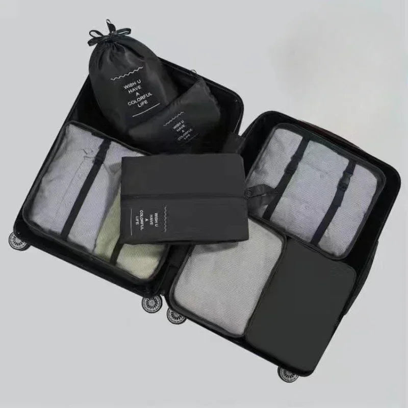 7-Piece Travel Packing Cubes & Organizer Set