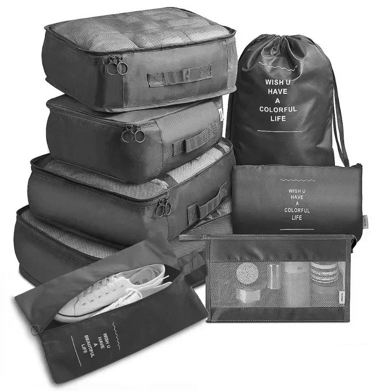 7-Piece Travel Packing Cubes & Organizer Set