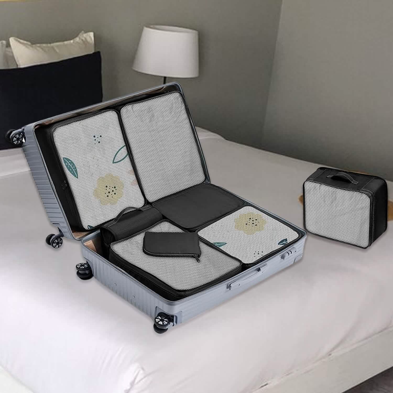 8-Pack Lightweight Packing Cubes Travel Organizer Set