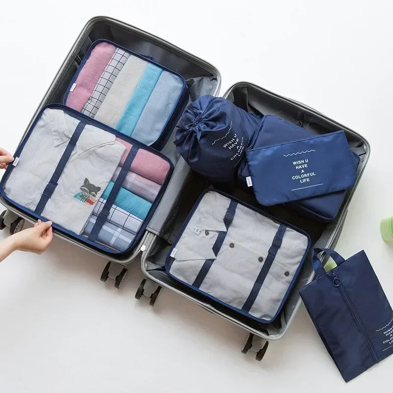 7-Piece Travel Packing Cubes & Organizer Set