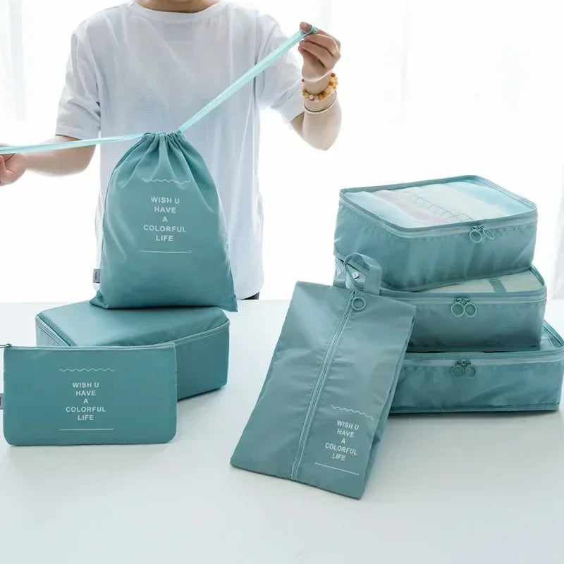 7-Piece Travel Packing Cubes & Organizer Set