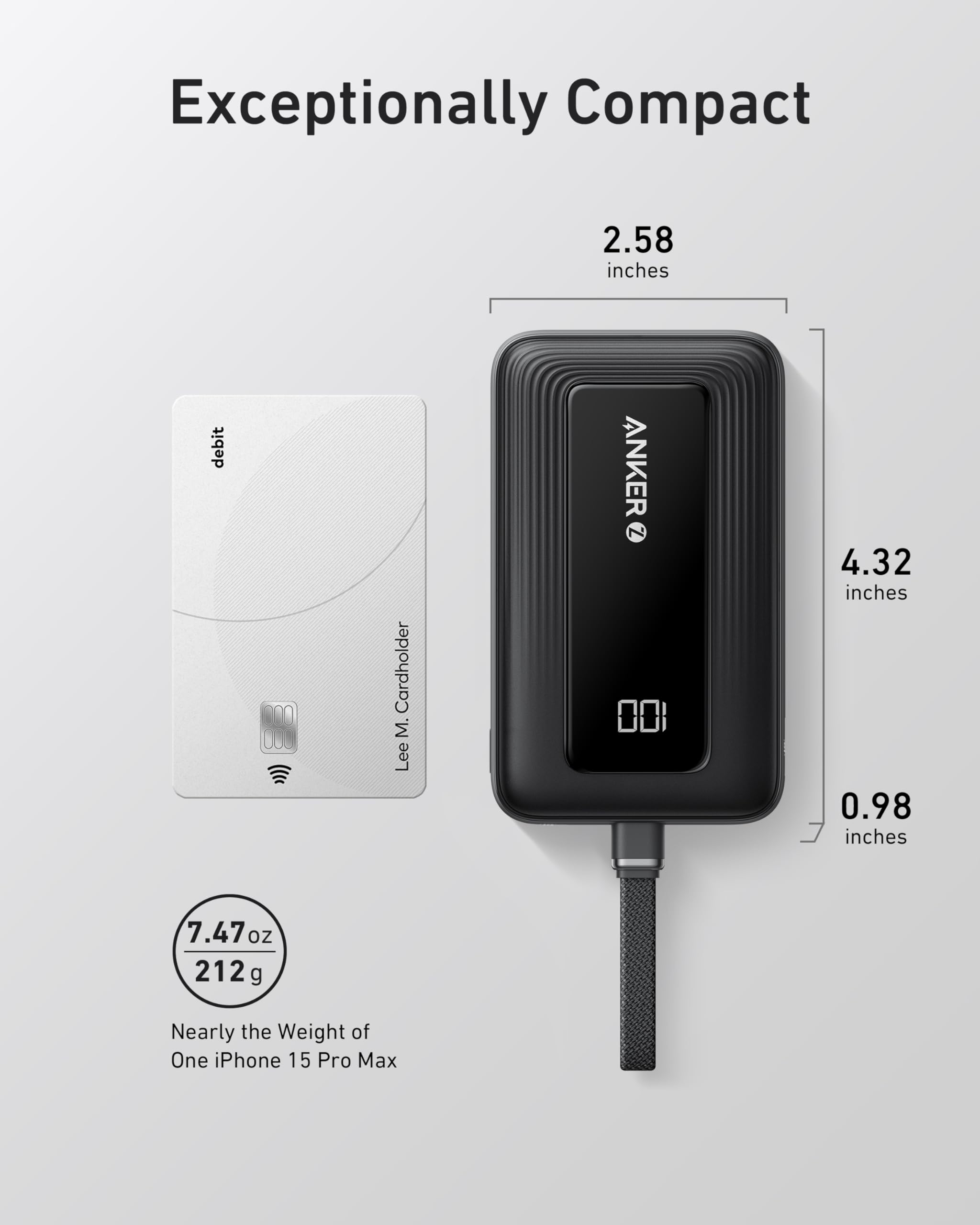 Anker Zolo 10K 30W USB-C Power Bank