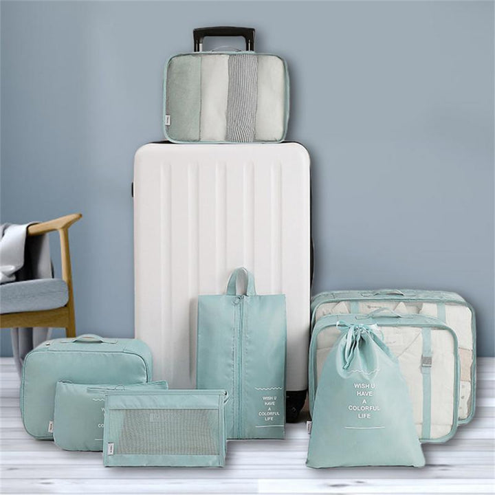 8-Piece Travel Packing Cube Organizer Set