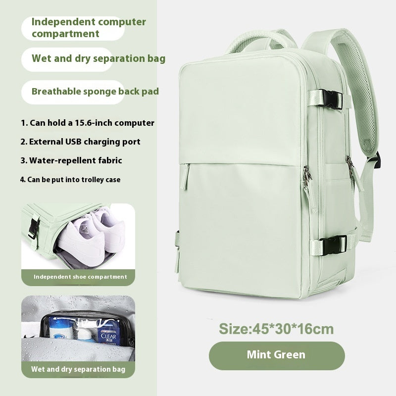 Expandable Large Capacity Travel Backpack for Women & Men