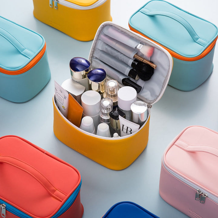 3-Piece Waterproof Makeup & Gym Bag Set