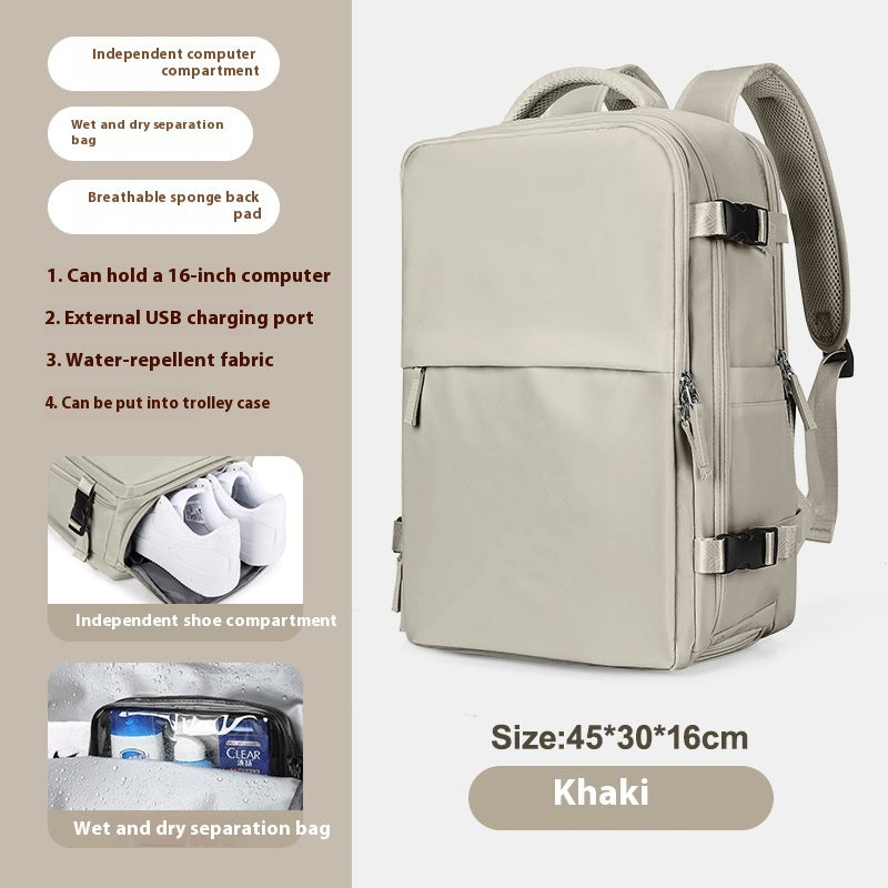 Expandable Large Capacity Travel Backpack for Women & Men
