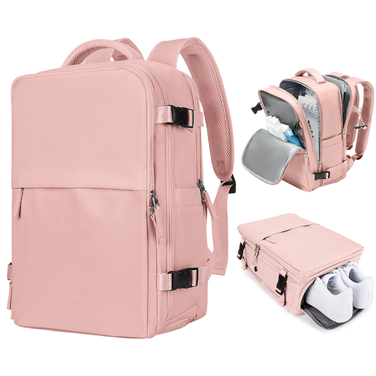 Expandable Large Capacity Travel Backpack for Women & Men