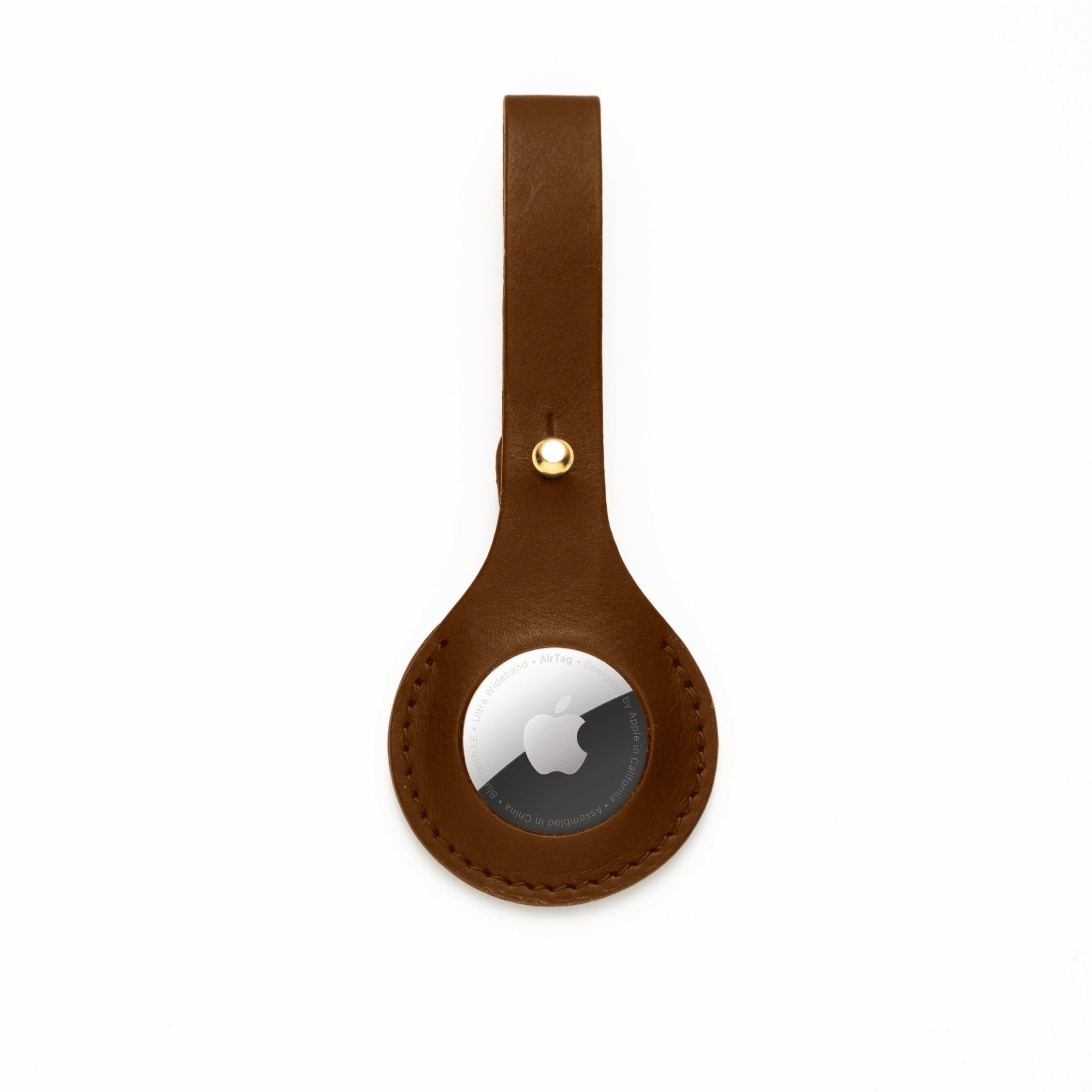 Apple AirTag Leather Luggage Tag