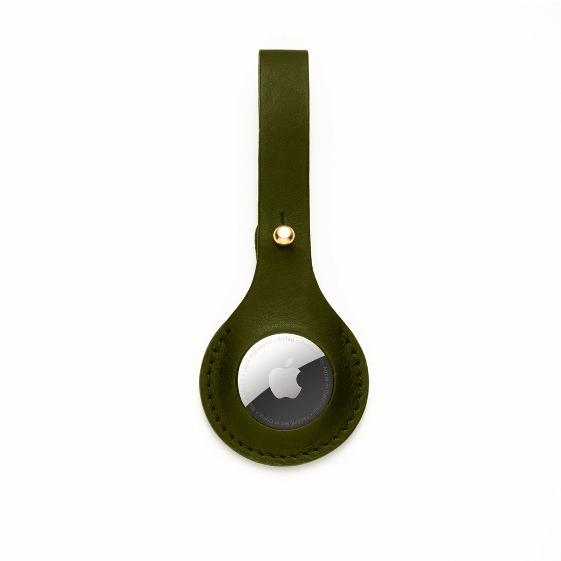 Apple AirTag Leather Luggage Tag